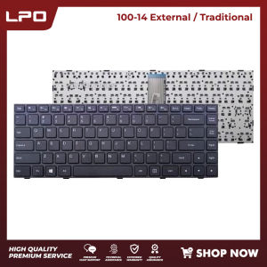 LPO Laptop Keyboard 100-14IBY (without frame) Compatible with Lenovo Ideapad 100 100-14 100-14IBD