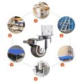 Đồ nội thất Bánh xe Tủ cho xe đẩy Giường cũi cho bé Bánh xe xoay, Bánh Xe Cao Su Mềm Xoay Không Gây Tiếng Ồn Cho Nôi Em Bé. 