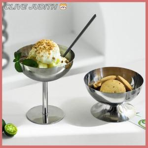 CISWGE 2023 New thép không gỉ Cốc Cốc Cốc kem tráng miệng salad bát trái cây tấm Snack Món ăn KTV thanh Nguồn cung cấp