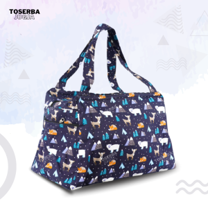 Tas Travel Bag Koper Kanvas Besar Premium