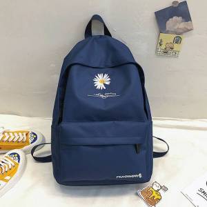 🌟 Korean Daisy Student Large Capacity School Bag Backpack 新款韩版女包小雏菊双肩背包时尚简约书包日系潮包初高中学生包
