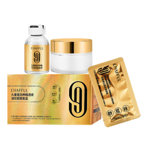 Anti-Wrinkle Protein Dissolving And Firming Kit Improve Fine Lines Active Collagen Silk Thread Facial Essence Gold Protein Peptide Essence Set