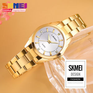SKMEI LIEBIG New Women Fashion Watches Quartz Waterproof Watch Stainless Steel Elegant Wristwatches Ladies Clock L4005