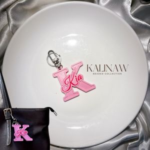 KALINAW Personalized Initial with Name Keychain/ Name Charm/ Giveaways I Premium 3D Printed PLA