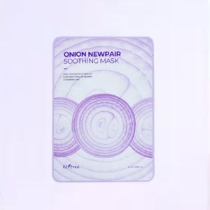 Purple Onion Cooling Facial Sheet Mask 25ml Calm Redness & Soothe Acne Dye-Free for Sensitive Skin Korean Skincare