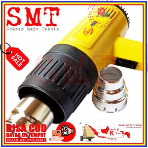 H&L PRO Hot Gun 1600W Kuning Heat Gun Blower Pemanas PVC Kaca Film Sticker Oracal DLL