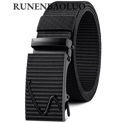 Nylon belt men's automatic buckle outdoor canvas belt men's new trend Korean version student military training jeans belt