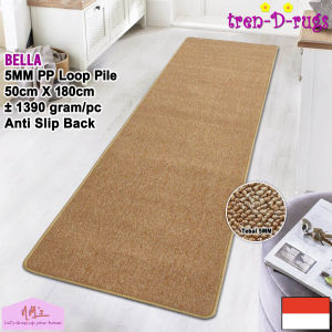 Tren-D-rugs Keset kaki polos panjang lorong alas lantai dapur anti slip 50 cm x 180 cm - NMs