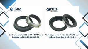 Rotary Oil Seal 55x80x17/19 Code 5-08-112-02 for Kubota Iseki Tractor Oil Seal Replacement