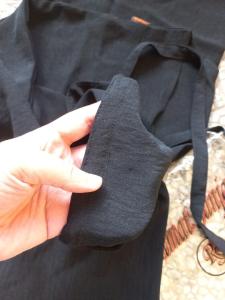 Hijab bergo crinkle tali nonpet xxxl /jilbab super jumbo sria crinkle airflow syar`i