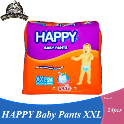 HAPPY BABY PANTS XXL 24pcs - Ultra dry For a comportable Happy baby.