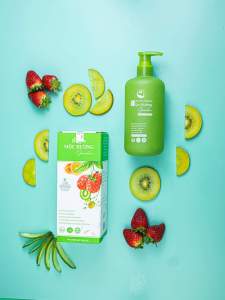 Sữa tắm Organic Mộc Hương Garden Thanh Mộc Hương chiết xuất từ rau củ quả dưỡng da mịn màng thơm mát 350gr