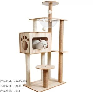 Rumah Kucing Tingkat Cakaran Kucing Kandang Kucing Cat Condo Cat Tree Cat Scrather Mainan Kucing