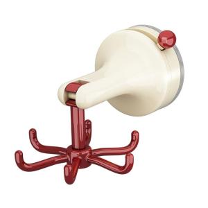 ชั้นวางแบบดูดไม่เจาะ6กรงเล็บที่เก็บของในห้องน้ำชั้นวางที่เก็บของช่วยประหยัดพื้นที่พลาสติกสำหรับเคาน์เตอร์ห้องครัวสำนักงาน