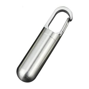 Portable Mini Metal Container Moisture Proof Design Box Ideal For Hiking Camping Essential