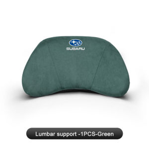 Subaru Car Dedicated Headrest Neck Pillow With Decoration Suede Seat Cushion Lumbar Support Memory Foam for Impreza wrx sti Outback Forester sk XV Accessories