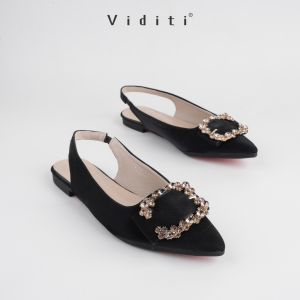 Viditi Johana Sling Back // Sepatu Import Wanita // Lepes // Teplek // Kerja // Kuliah // Kantor // Flat Shoes