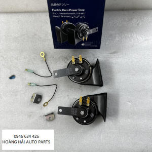 ĐÔI CÒI SÊN DENSO DÙNG CHO Ô TÔ 12V 2 GIẮC. XỊN DENSO