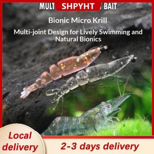 [COD] Ship within 24 hours 20PCS Mini Soft Worm Shrimp Fishing Lure 0.4g 40mm Artificial Baits Bass Silicone Fishing Tackle