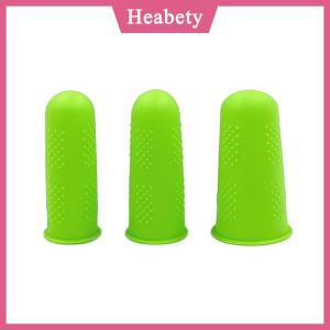 Heabety 3 cái Silicone chống cắt chịu nhiệt ngón tay bảo vệ ngón tay cap nấu ăn công cụ