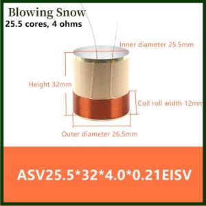 Blowing 1pcs Loa cuộn dây bằng giọng nói bện đồng dẫn Bass cuộn dây bằng giọng nói 2 lớp loa nhôm cuộn dây bằng giọng nói phụ kiện sửa chữa