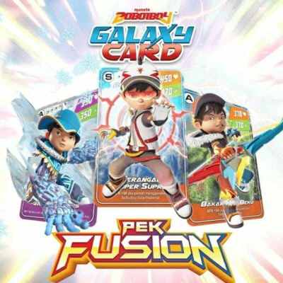 12 PAK MAINAN KARTU TRADING CARD BOBOIBOY 1 PAK ISI 8 KARTU