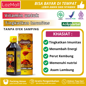 Madu Kurmaqu Asli Original 100% - Obat Asam Lambung GERD Maag Tukak Lambung Mual Kembung Anxiety