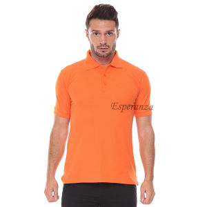 Kaos Polos Polo Shirt Kerah Esperanza - CTN Orange Jeruk