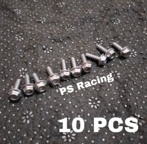 PROMO Baut Body Chrome 2 kunci / Baut Body Kunci 2 Baut body motor Yamaha Universal isi 10pcs dan 20pcs