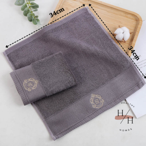 HealthyHomes Embri Bamboo Face Towel Extra Gentle Quick-Dry Absorbent Face Hand Gym Towel for Sensitive Skin Gift Idea