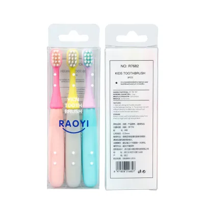 LAKOE Sikat Gigi Anak Bayi /Kids Toothbrush 3 pcs set