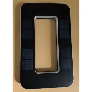 HAF0083 No Wiring Solar Lighted House Numbers Light 6.7IN Waterproof LED House Number Plaque Address Sign Modern Solar Digital Doorplate Yard