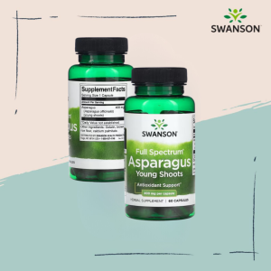 Swanson PH |  Swanson Full Spectrum Asparagus Young Shoots 400 mg 60 Capsules Traditionally Used to Support Heart Health Phytonutrient Support Full Spectrum® Whole Plant Formula