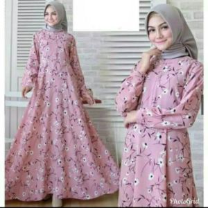 TOP PRODUK Gamis Monalisa Maxi Sunrise / Syar'i / High Quality