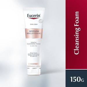 Eucerin Spotless Brightening Gentle Cleansing Foam 150g Alcohol Free Deep Clean Excess Oil Makeup Remover Brighten Even Skin Tone Facial Cleanser Suitable For All Skin Types Daily Face Wash