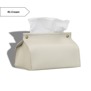 [Ready Stock] PU Leather Cotton Linen Foldable Tissue Box Tissue Holder Car Tissue Hanging Storage Organizer Home Decoration Indoor Living Room Bedroom Kitchen Bathroom Toilet Cheap Durable Portable Minimalist Modern Simple White Grey Black Line Square