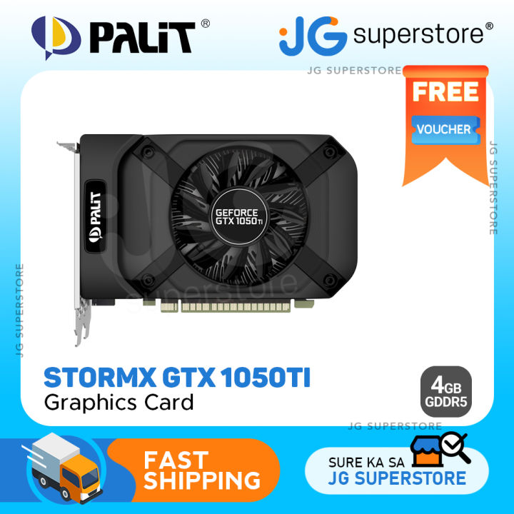 PALiT StormX GEFORCE GTX 1050Ti Game Ready Gaming Graphics Card GPU ...