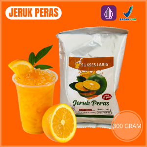 BUBUK MINUMAN 300 GRAM | SERBUK BUAH JERUK PERAS | BUBUK MINUMAN | POWDER MINUMAN JERUK