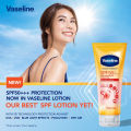 Vaseline SPF 50+ PA++++ Daily Protection & Brightening Serum Lotion 300ml. 