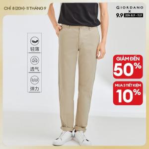 GIORDANO Men Casual Pants Regular Fit Casual Pants Slight Elasticity Casual Pants Woven Fabric Item No. 13115007 High Quality...