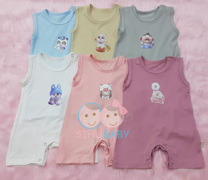 Body Sát Nách Cho Trẻ Sơ Sinh Bé Trai Bé Gái (3 - 7 KG) SiHu Baby Shop