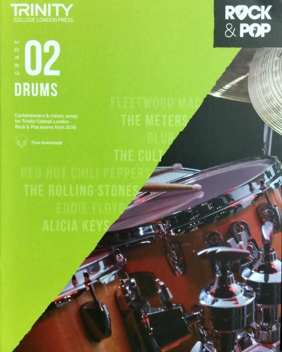 Trinity Rock & Pop Exams: Drums Grade 2 (With Free Audio CD) Paperback