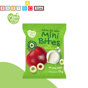 Bánh Ăn Dặm Cho Bé 6 Tháng Mini Bites Mămmy Hỗ Trợ Phát Triển Xương Răng 5 Vị Trái Cây Phô Mai