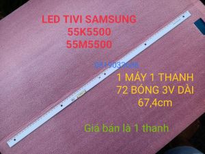 [HCM]THANH LED TIVI SAMSUNG 55K5500 55M5500 55M6300 MỚI 100% HÀNG ZIN HÃNG MỖI MÁY 1 THANH 72 BÓNG 3V DÀI 674cm