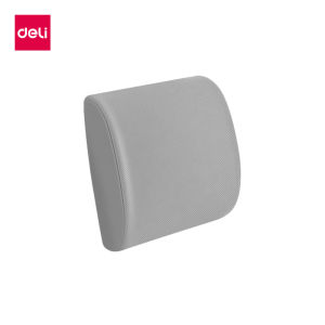 Deli เบาะรองนั่ง เบาะรองเก้าอี้ เบาะพิงหลัง หมอนรองหลัง หมอนอิงพิงหลัง ลดอาการปวดเมื่อย เมมโมรี่โฟมแท้ 100% ใช้ได้กับเก้าอี้หลากหลาย Cushion