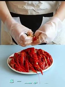 Gloves for Food Grade TPE Transparent Plastic Household Thickened Durable Kitchen Dining Extraction Set [ Free Shipping ]