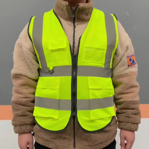 Highly Visibility Safety Vests with Pockets Reflective Safety Vests Construction Vests Practical Work Vests for Men Women