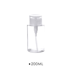 100/150/200ml Makeup Remover Bottle Press-On Lotion Toner Travel Dispenser Bottle Nail Refillable Bottles Empty Container Tool