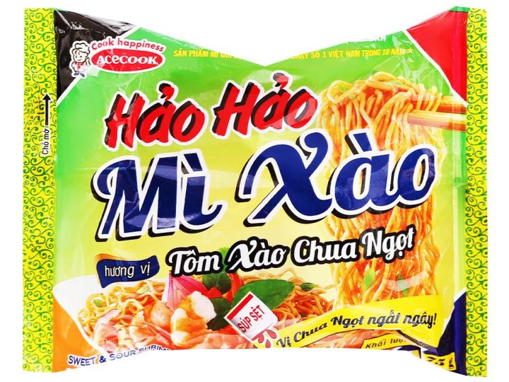 Mì xào Hảo Hảo tôm xào chua ngọt/ tôm hành gói 75g