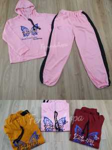 FEMMESHOPA- SETELAN ANAK PEREMPUAN / SETELAN ANAK MURAH / SETELAN ANAK TERBARU - YX SET YUNABI HODIE